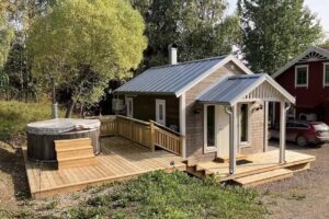 Bakgården i Revsund