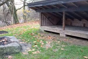 Grillplass med vindskjerm