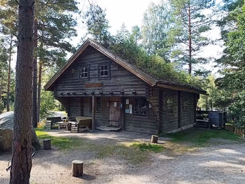 Resepsjon på Hätteboda Villmarkscamping