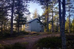 Jagthytten på South Mountain