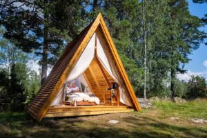 Kölsta beitemarker, glamping og lokale råvarer