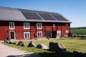 Verschlossenes Bauernhaus