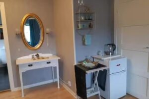 Luksuriøst rom med eget bad med spa-følelse