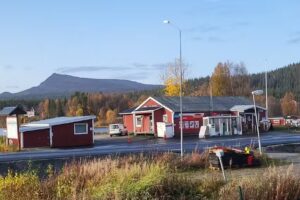 Marsfjällshandlarn/ Fiskesenter