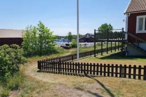 Parkplatz am Hafen von Påskallavik