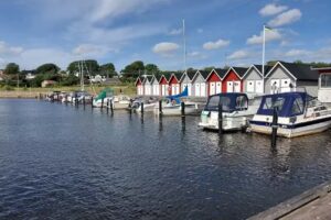 Bobilparkering Föreningshamnen i Skälderviken