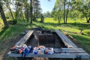 Tältplats vid Örsta